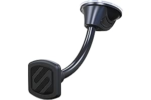 Scosche MAGWDMB MagicMount Flex Neck Suction Cup Car Phone Mount, Dashboard/Windshield