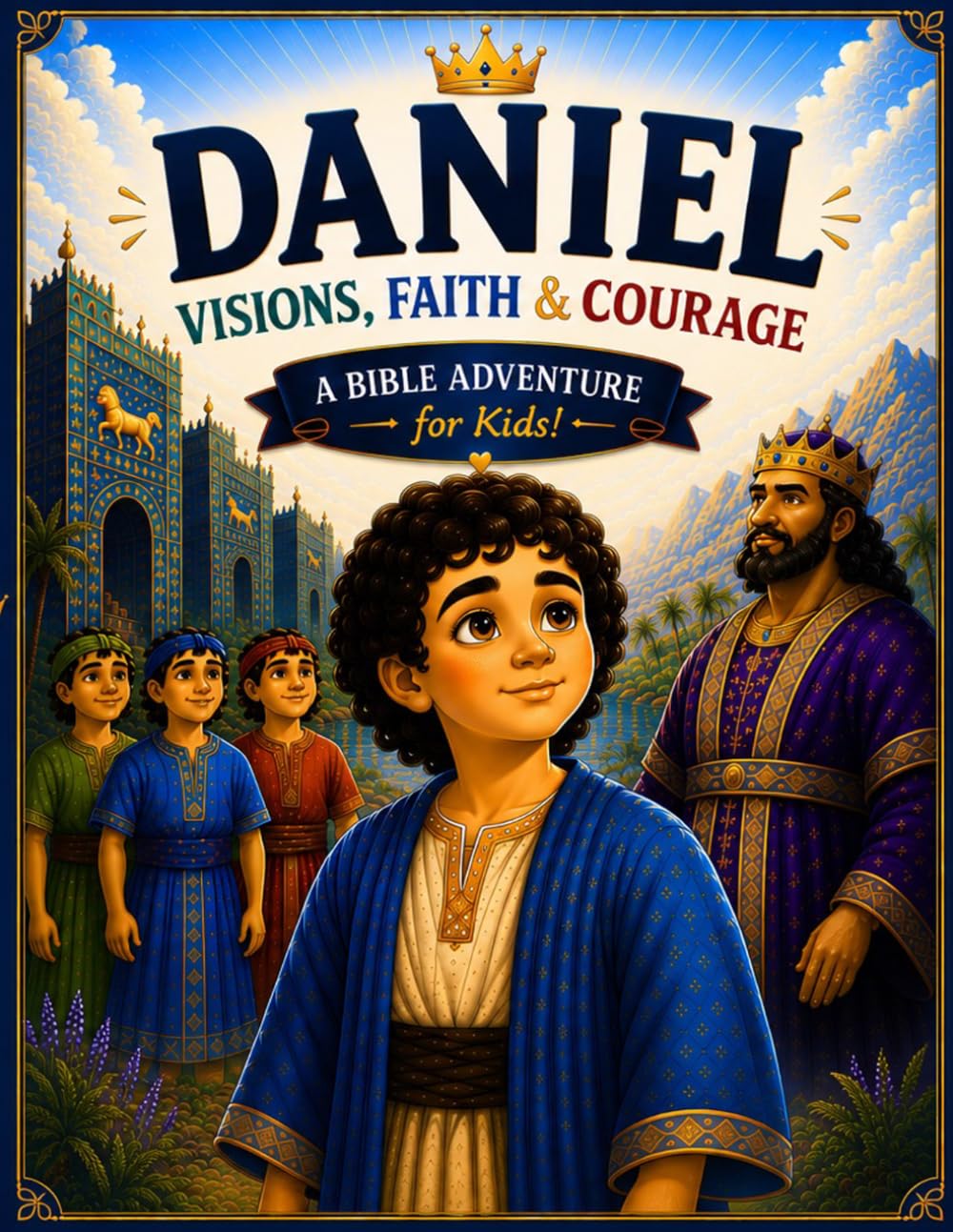 Daniel: Visions, Faith & Courage: A Bible Coloring Adventure for Kids