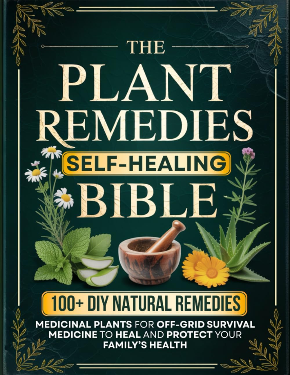 The Plant Remedies Self-Healing Bible: A Complete Guide to Medicinal Plants, DIY Natural Remedies for 100+ Common Ailments, and Off-Grid Survival Medicine to Heal and Protect Your Family’s Health