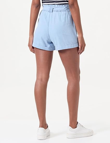 ONLY Onlbea Smilla Hw PB Loose DNM Women's Jean Shorts