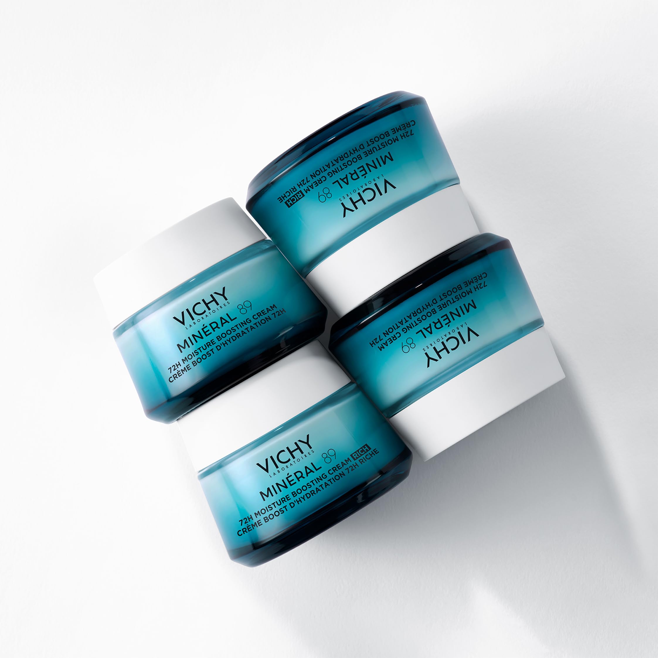 Crema Leggera Idratante Mineral 89 50ml con Acido Ialuronico e Squalene per Pelle Luminosa e Levigata fino a 72 Ore