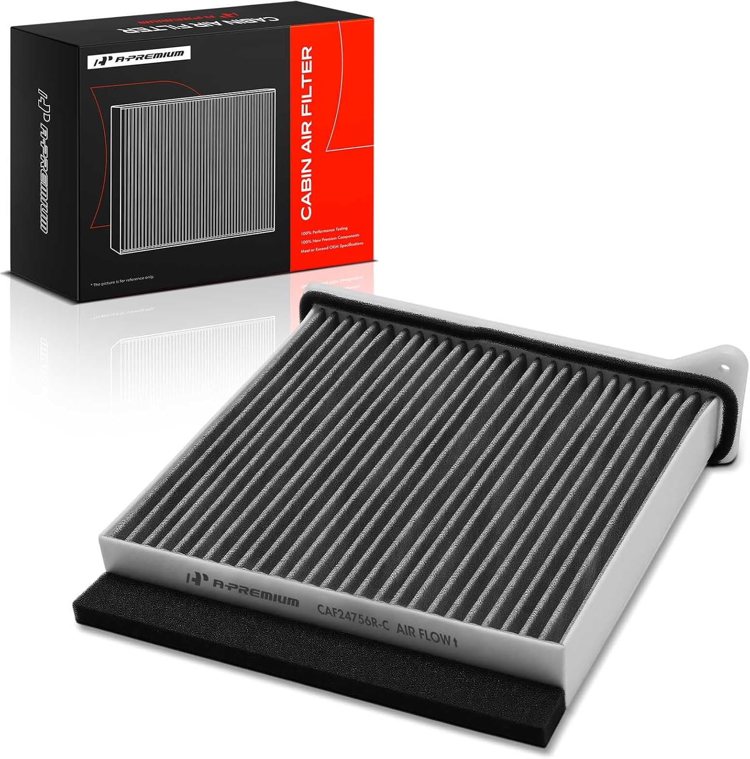 A-Premium Cabin Air Filter with Activated Carbon Compatible with Mitsubishi Outlander 2003-2006, Lancer 2002-2007