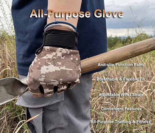 Miniatura 2 de Guantes sin dedos, guantes de bicicleta, guantes tácticos, guantes de airsoft, guantes de entrenamiento, guantes de pesca, guantes de ciclismo para