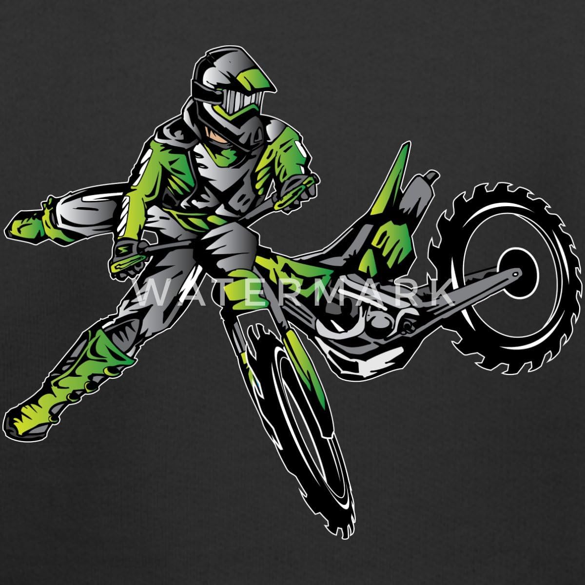 Spreadshirt Freestyle Dirt Bike Kids‘ Premium Hoodie - Image 3