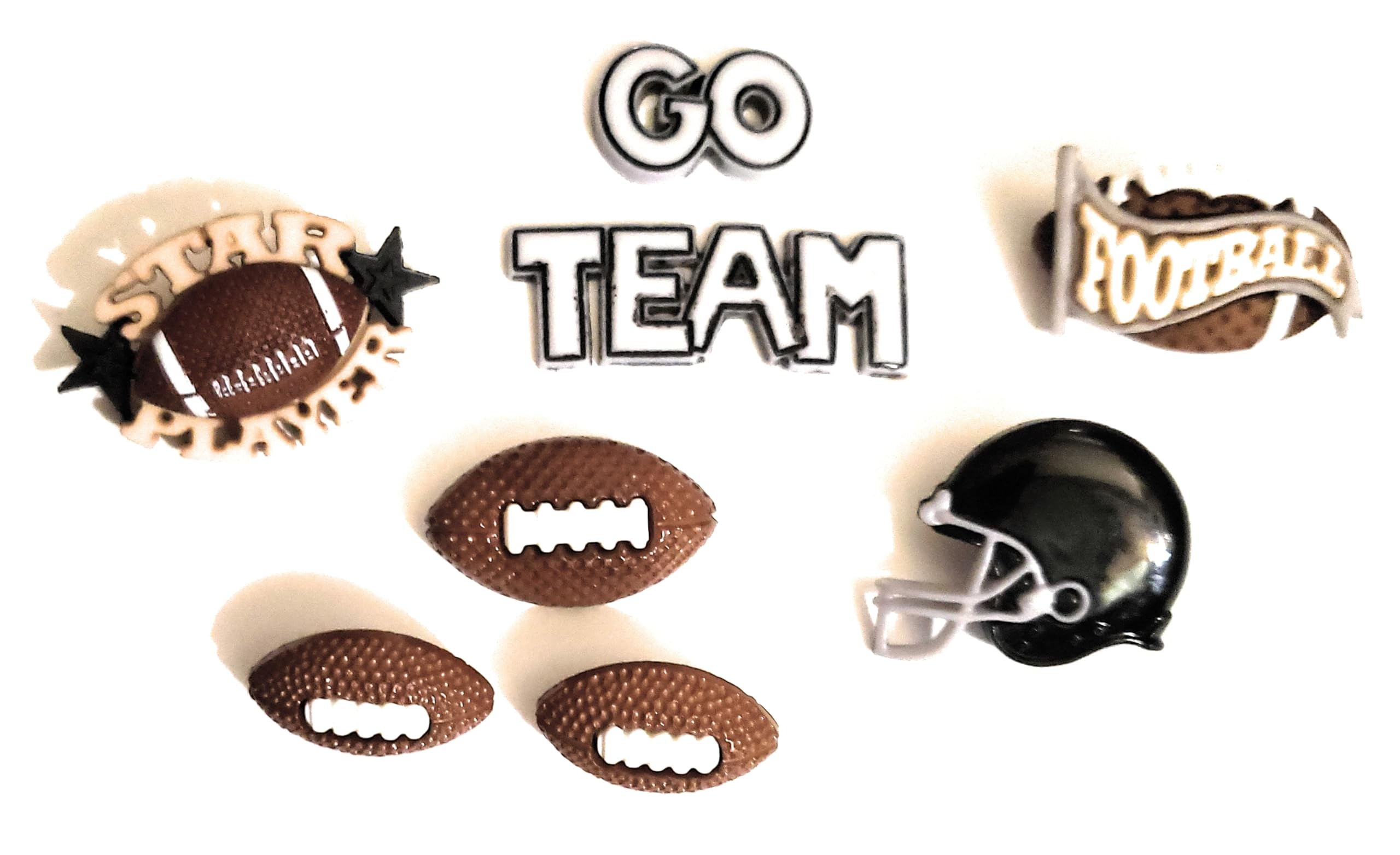 Boutons de football pour réparer un vêtement de sport ou décorer un album de club