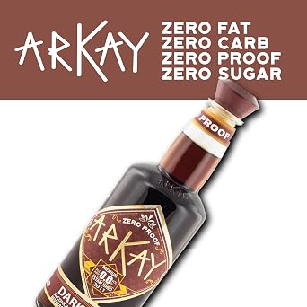 ARKAY - Zero Proof Dark Rum| Premium Non-Alcoholic Alternative - 33.3 Fl Oz (1L) - Zero Calories & Sugar - Halal & Health-Friendly - Ideal for Sophisticated Mocktails