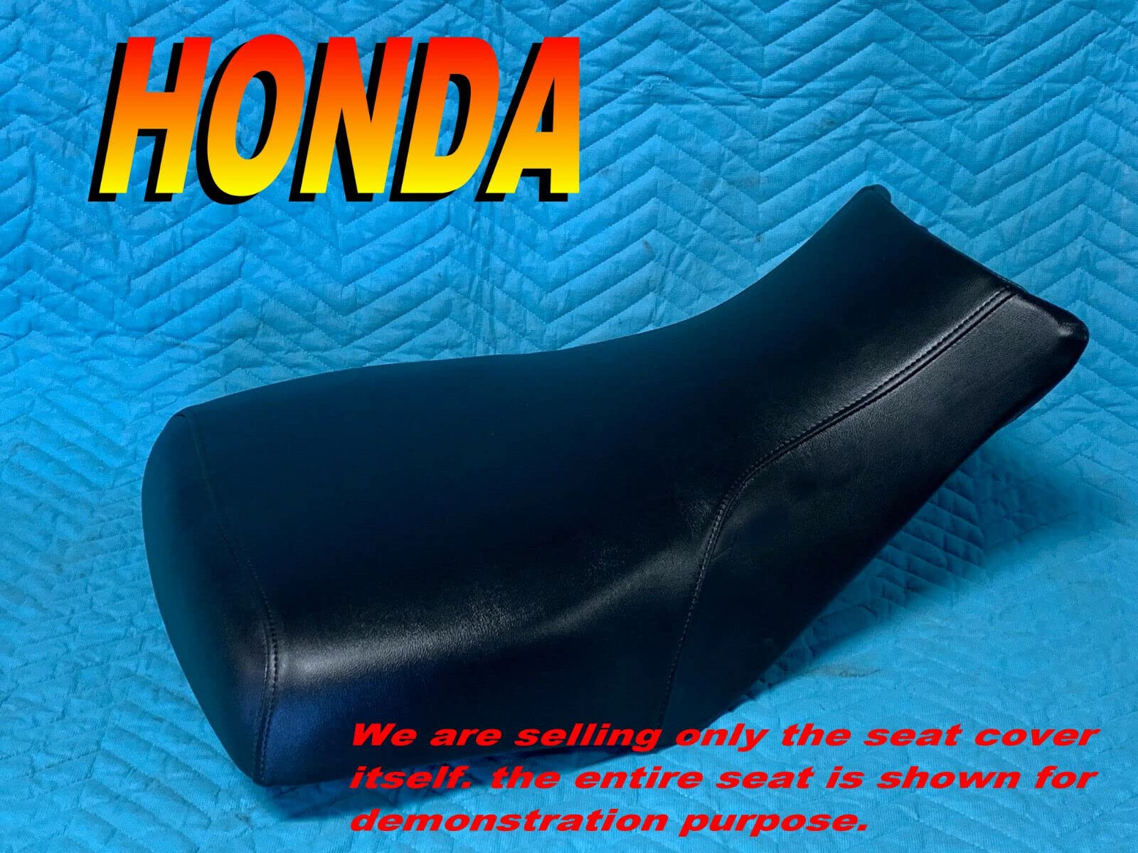 New Replacement seat cover fits Honda TRX250 Recon 1997-17 TRX 250 Fourtrax 2X4 Black 762