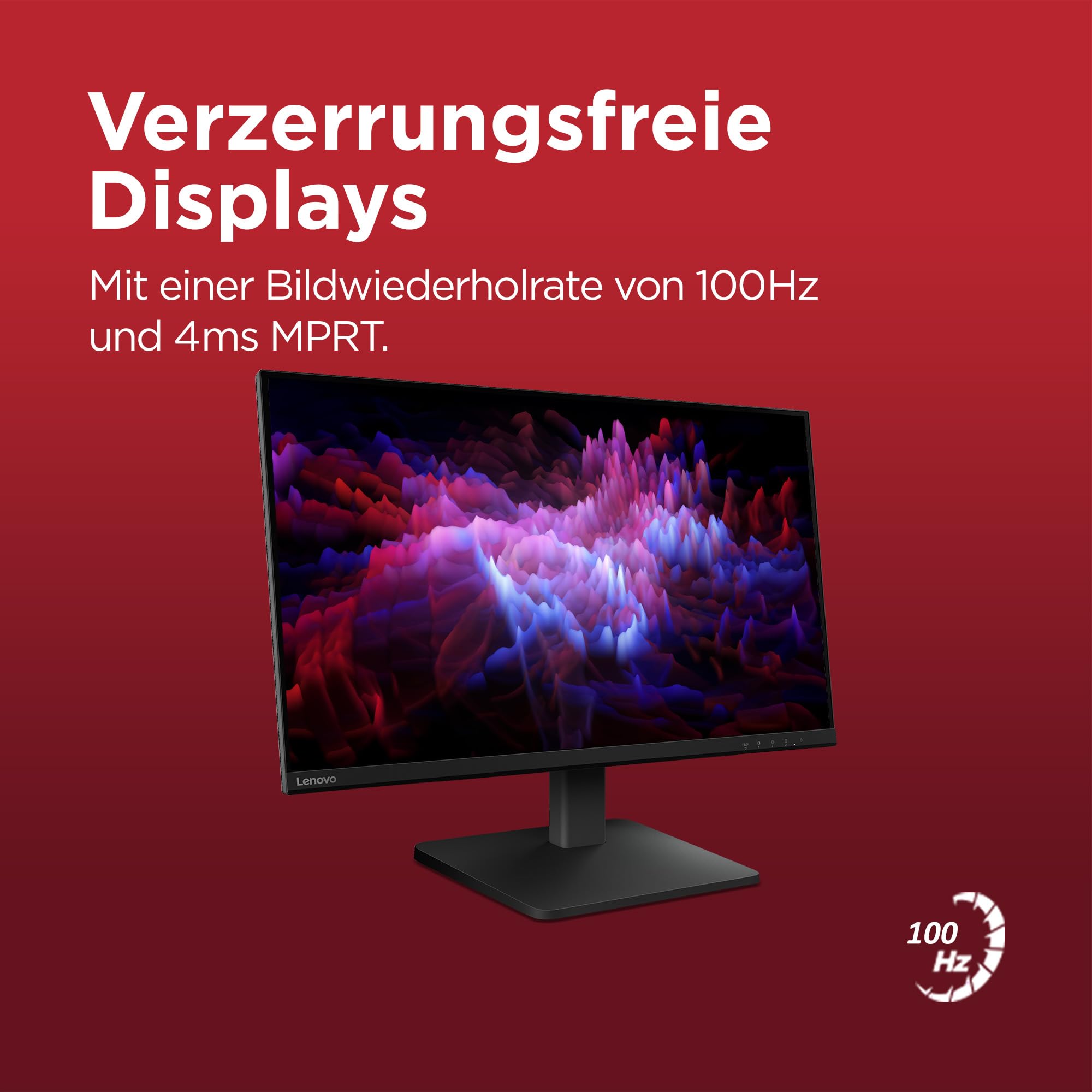 Lenovo L27qe 27" QHD WLED Monitor 2560x1440 100 Hz IPS HDMI DisplayPort TÜV Eye Comfort