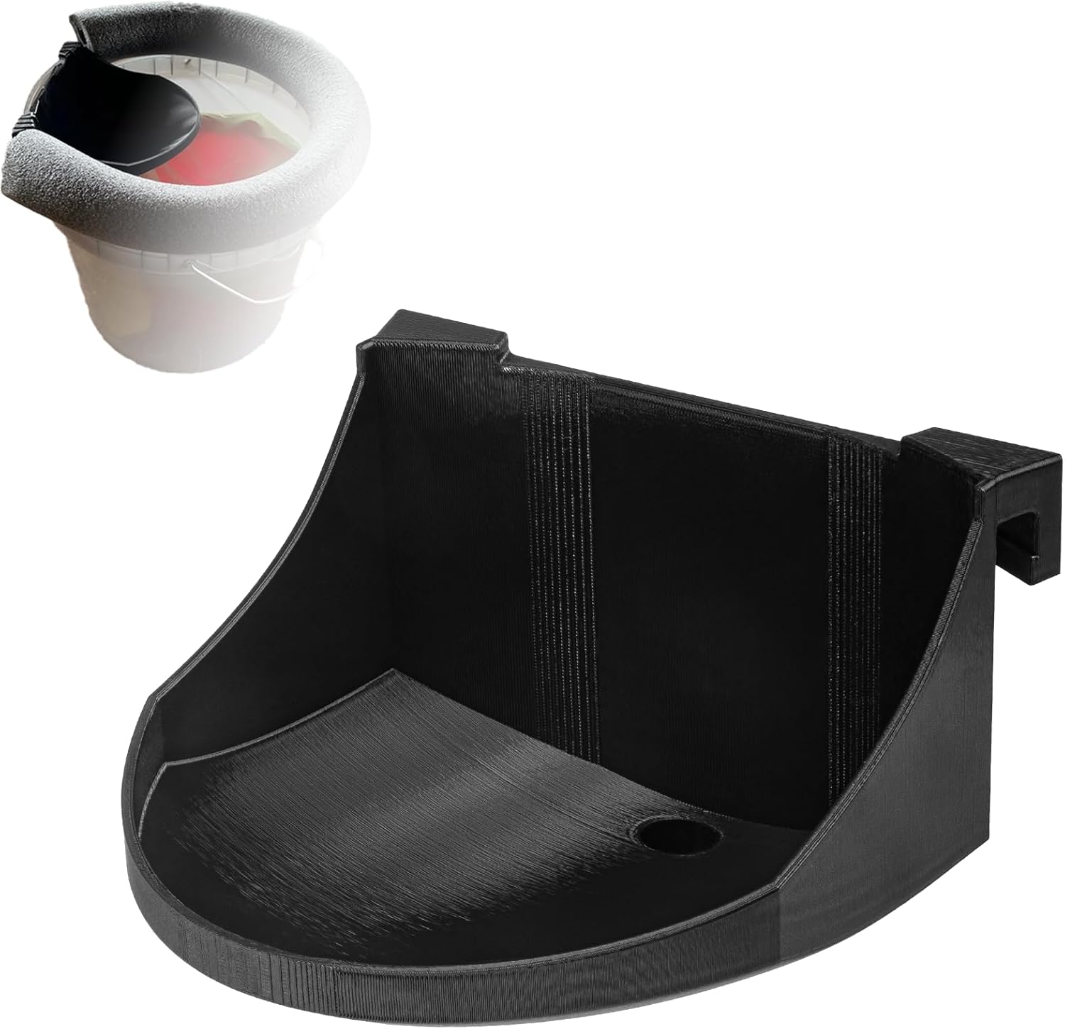 Compact Urine Diverter for 5 Gallon Bucket Composting Toilets,Fits Portable Toilet and Snap On Seats RV Boat Cabin Outhouse Portable Camping Toilet Accessory for Outdoor Enthusiasts