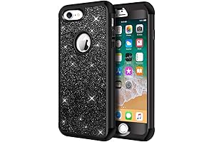 Hython Black Glitter iPhone 8 Case: Ultimate Protection and Style