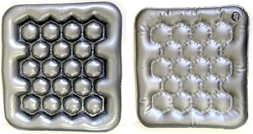 Nuevo cojín inflable del asiento del cojín del agua del aire para la oficina de la silla de ruedas/la escuela/el hogar gris