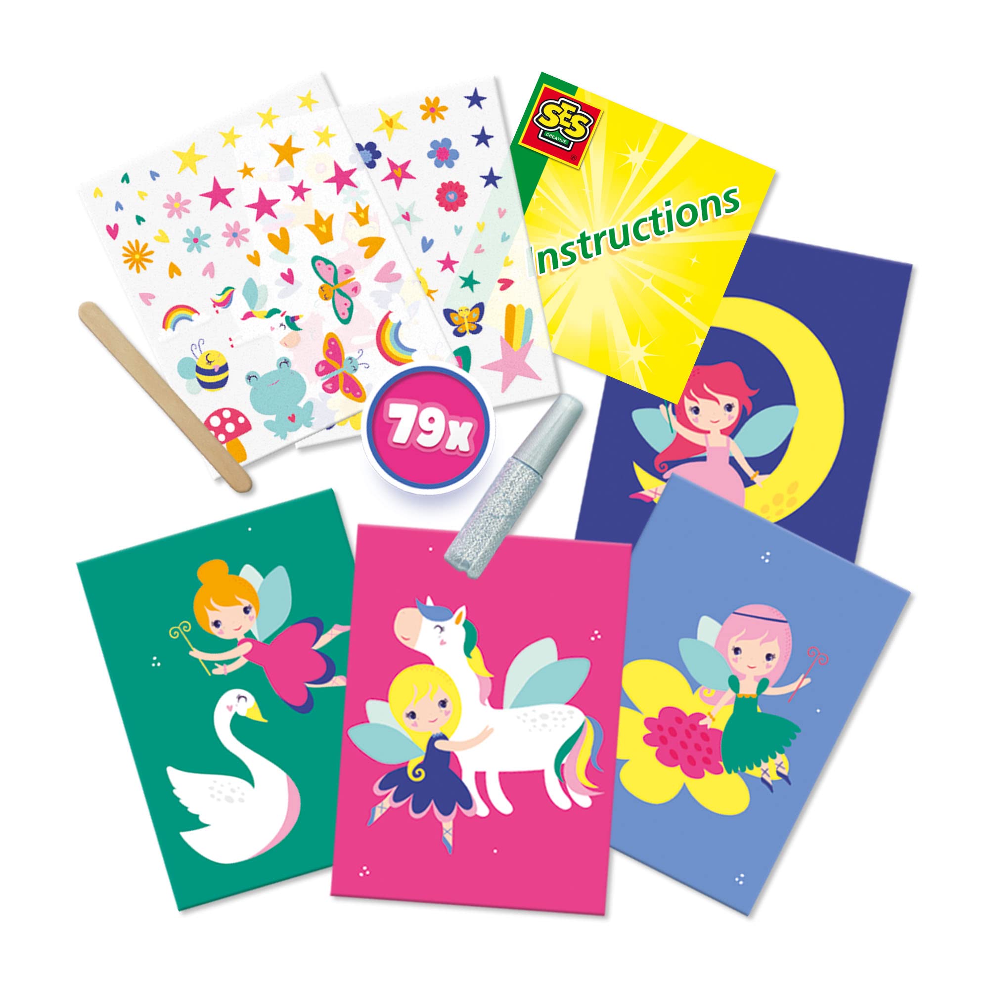 SES Creative 14133 Rub on transfers Pictures, Multi, One Size