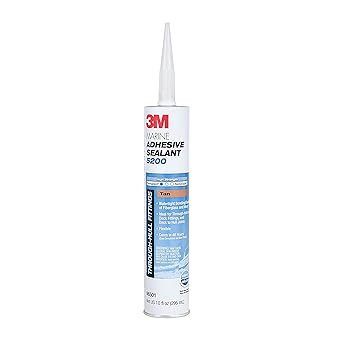 3M Marine Adhesive Sealant 5200 Tan, 06501, 1/10 gal (Pack of 1)