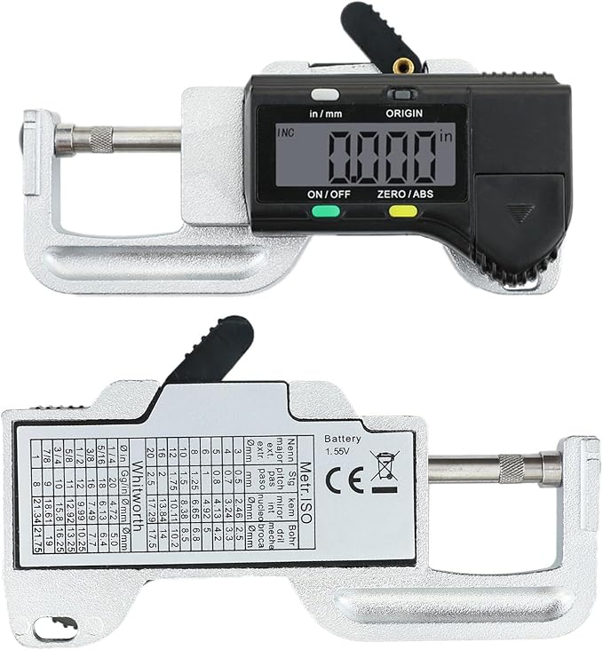 Calibrador digital de espesores 0.5 pulg/12.7 mm miniatura 4