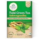 Organic India Tulsi Green Tea Ashwagandha - 25 Tea Bag (Pack of 1) gallery image