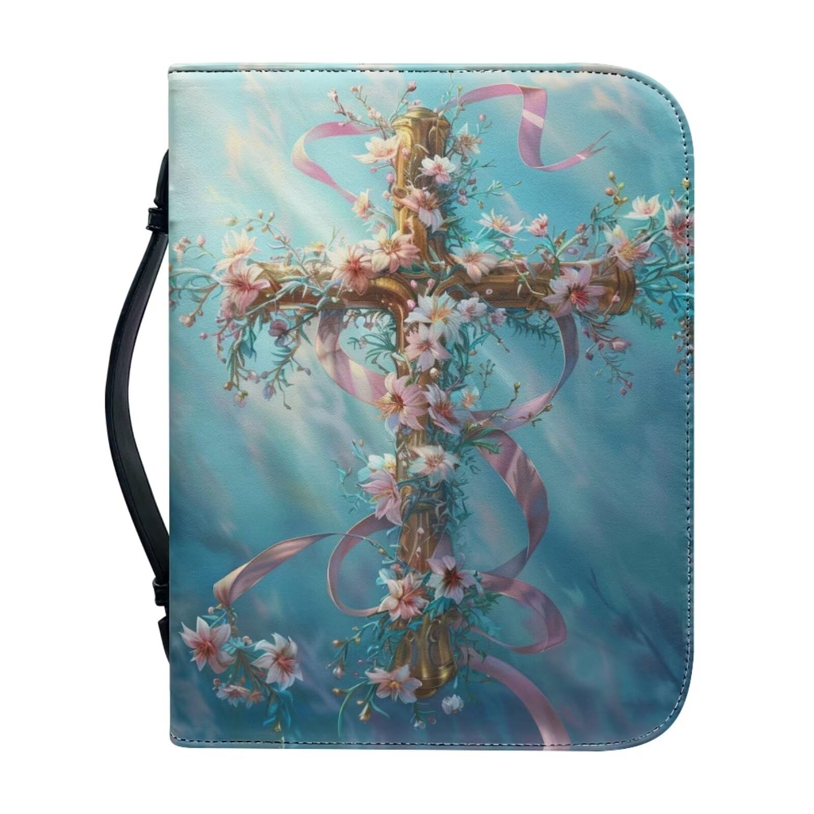 Bible Bag, Christmas Gifts, Bible Covers, Bible Holder, Bible Bags PU Leather, Study Bible Case, Bible Cases, Covers for Bible — image 1