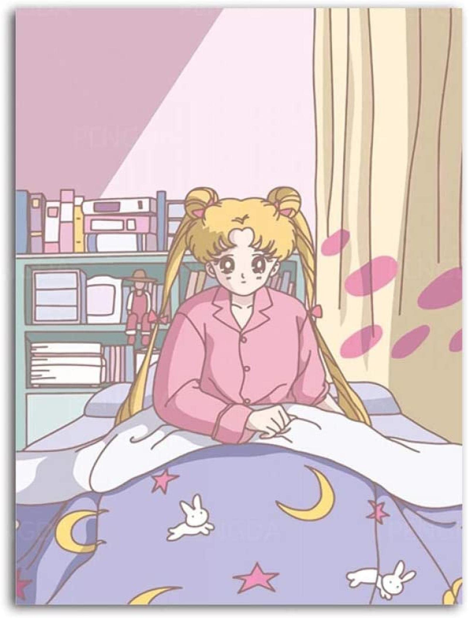 Amazon.co.jp: ホームアート60x80cmフレームレス美少女戦士