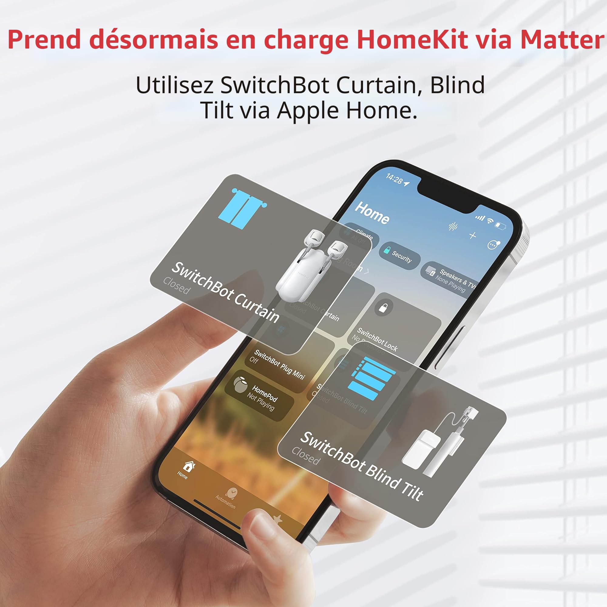 SwitchBot Hub 2 - thermomètre hygromètre WiFi, télécommande IR, Intelligente Ainsi qu'un capteur de lumière. Reliez au Wi-FI (2.4GHz), Compatible avec Alexa&Google Assistant