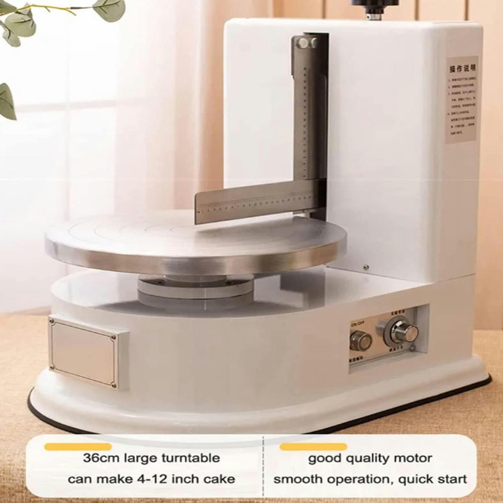 Máquina para Untar Crema de Mantequilla para Pasteles, raspador automático de Crema para Pasteles, máquina para Decorar revestimientos Suaves de Crema para Pasteles de cumpleaños E
