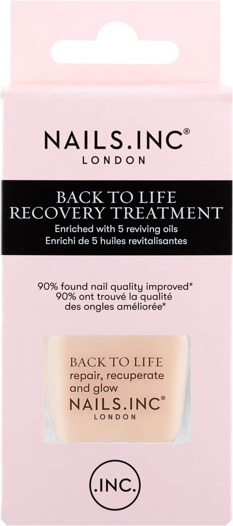 Nails Inc Back to Life Recovery Treatment and Base Coat