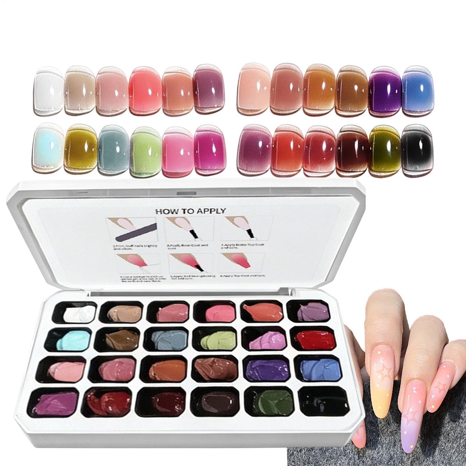 Vernice in gel – per manicure da toccare, colori – smalto gel | per principianti donne casa soggiorno soggiorno festa spa studio