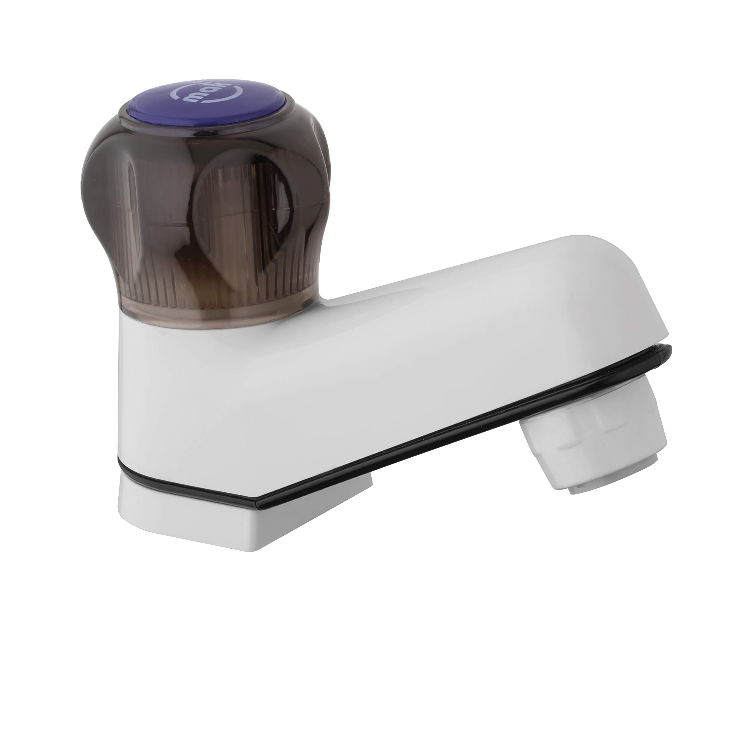 Axtry Mak ABS Plastic Water Tap/Pillar Cocke tap for wash basin/Plastic Piller Bib Cock/Sink Tap/Bathroom Bibcock for Hot & Cold Water/Wash Basins Cock (1/2 Inch – 15mm) (1, White + Black) (B08H21345P) Amazon Price History, Amazon Price Tracker