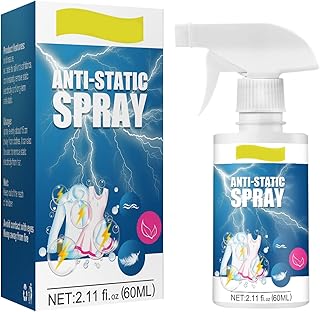 Static Schmatic for Clothes - Static Spray for Clothes | Anti-Static Spray 60ML Static Guard Spray for Wrinkles Release Static Remover Anti Frizz Hair Spray Static Remover for Clothes Reduce Static