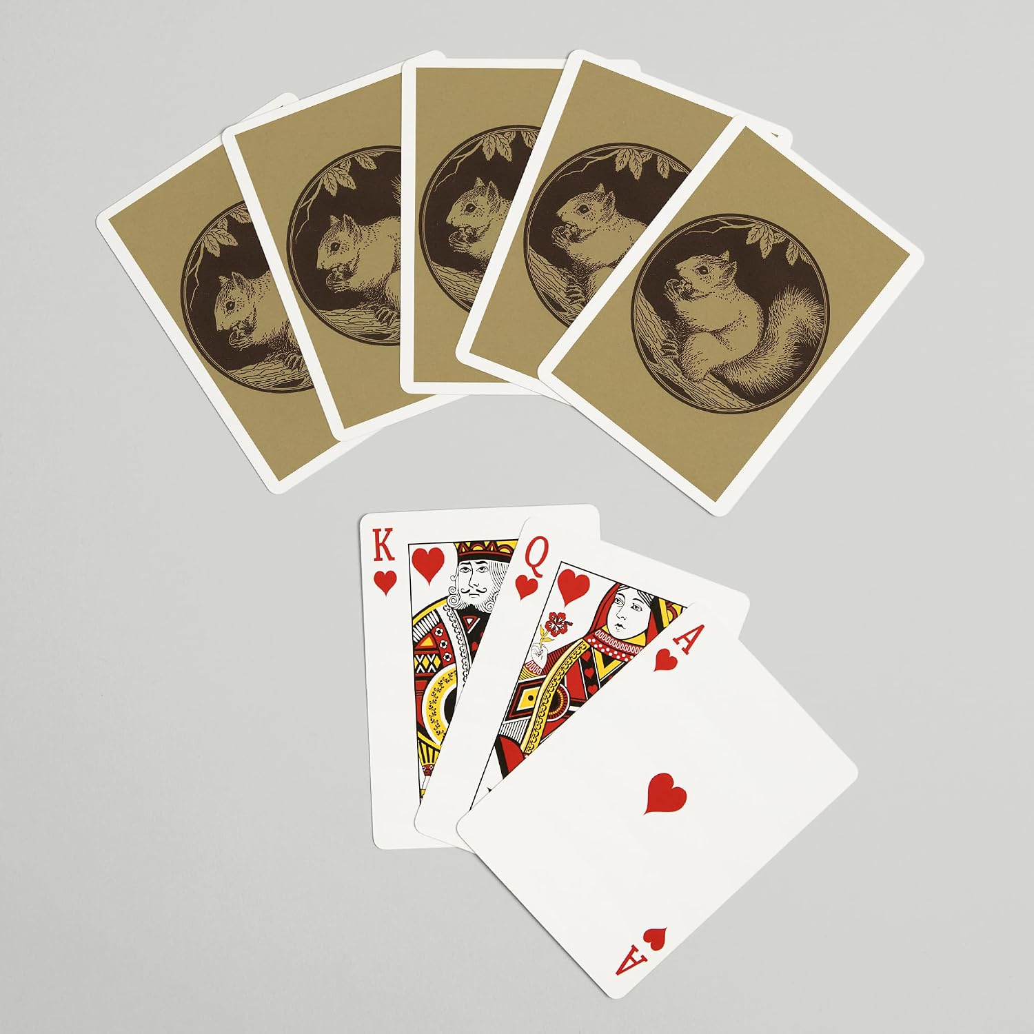 Lantern Press Squirrel with a Nut in its Mouth, Vintage Magazine, 52 Playing Cards for Adults, Poker Size Card Deck