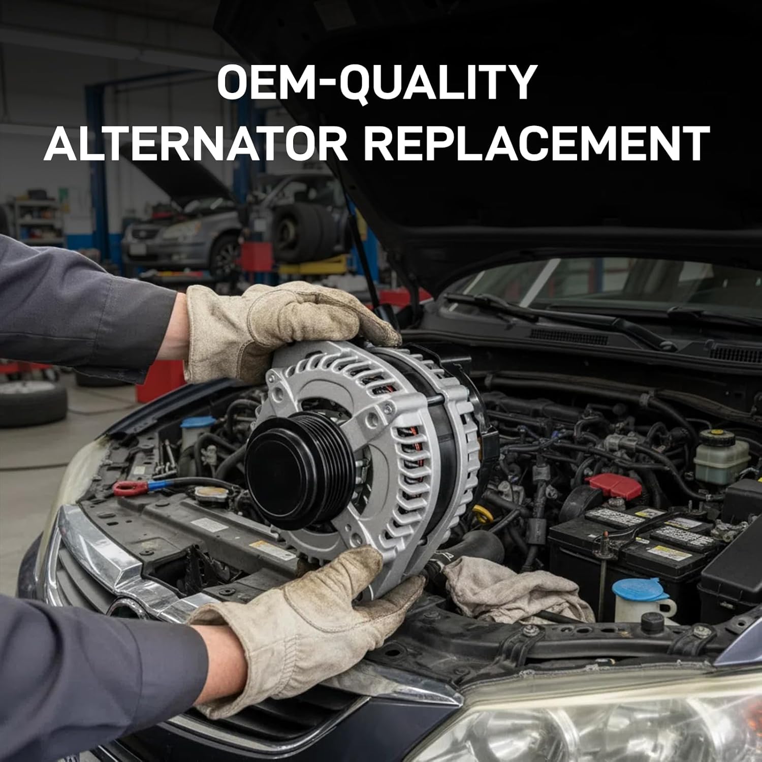 Alternator Replacement New for Ford F Series Truck 97-02 F150 Expedition,1997-1999 F250 V8 5.4 4.6L, Ford E-Series 97-01 E-150 E-250 E-350 Econoline V8 4.6 5.4L 98 99 00 1998 2000 2001 2002 321-1772