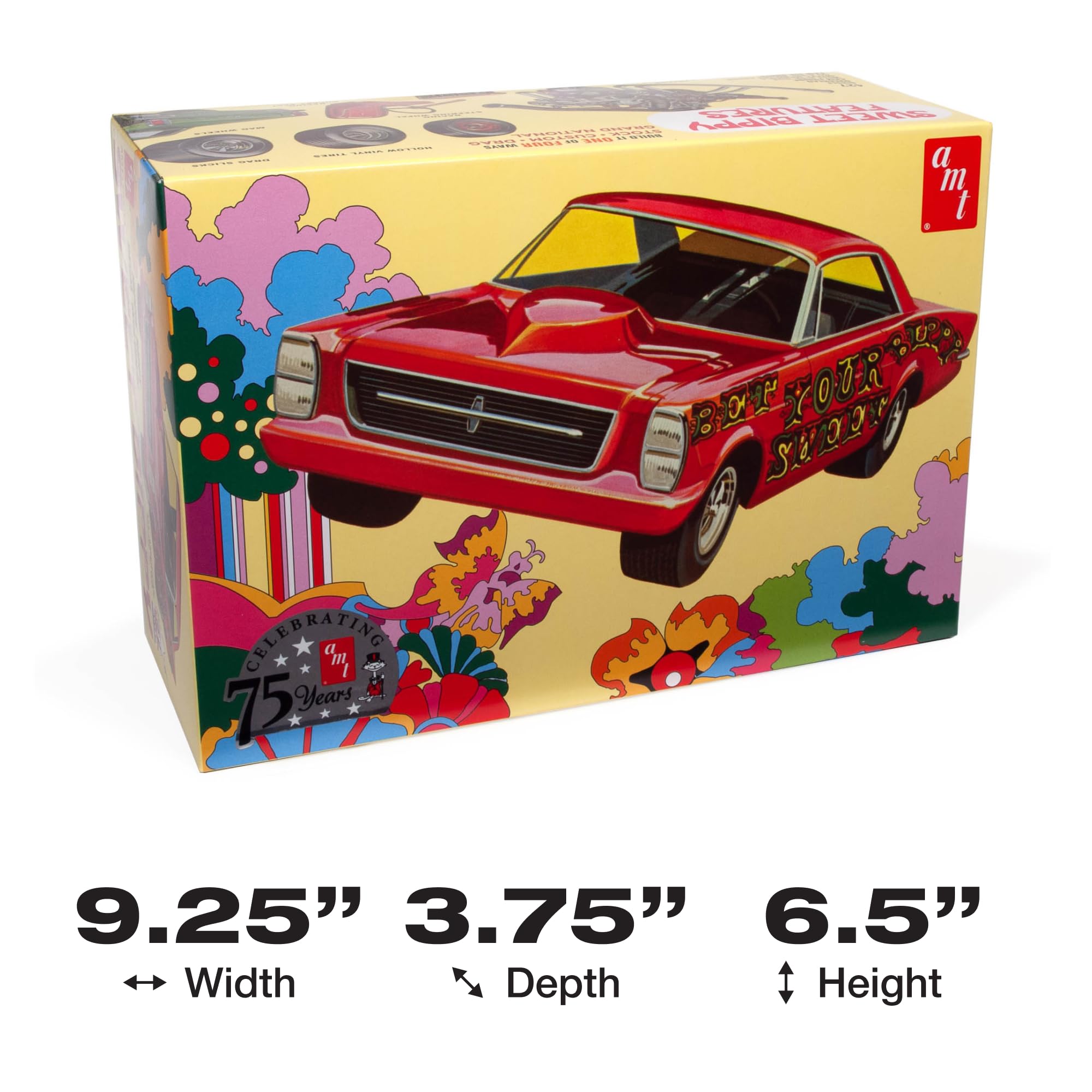 Amazon.com: AMT 1966 Ford Galaxie Sweet Bippy 1:25 Scale Model Kit