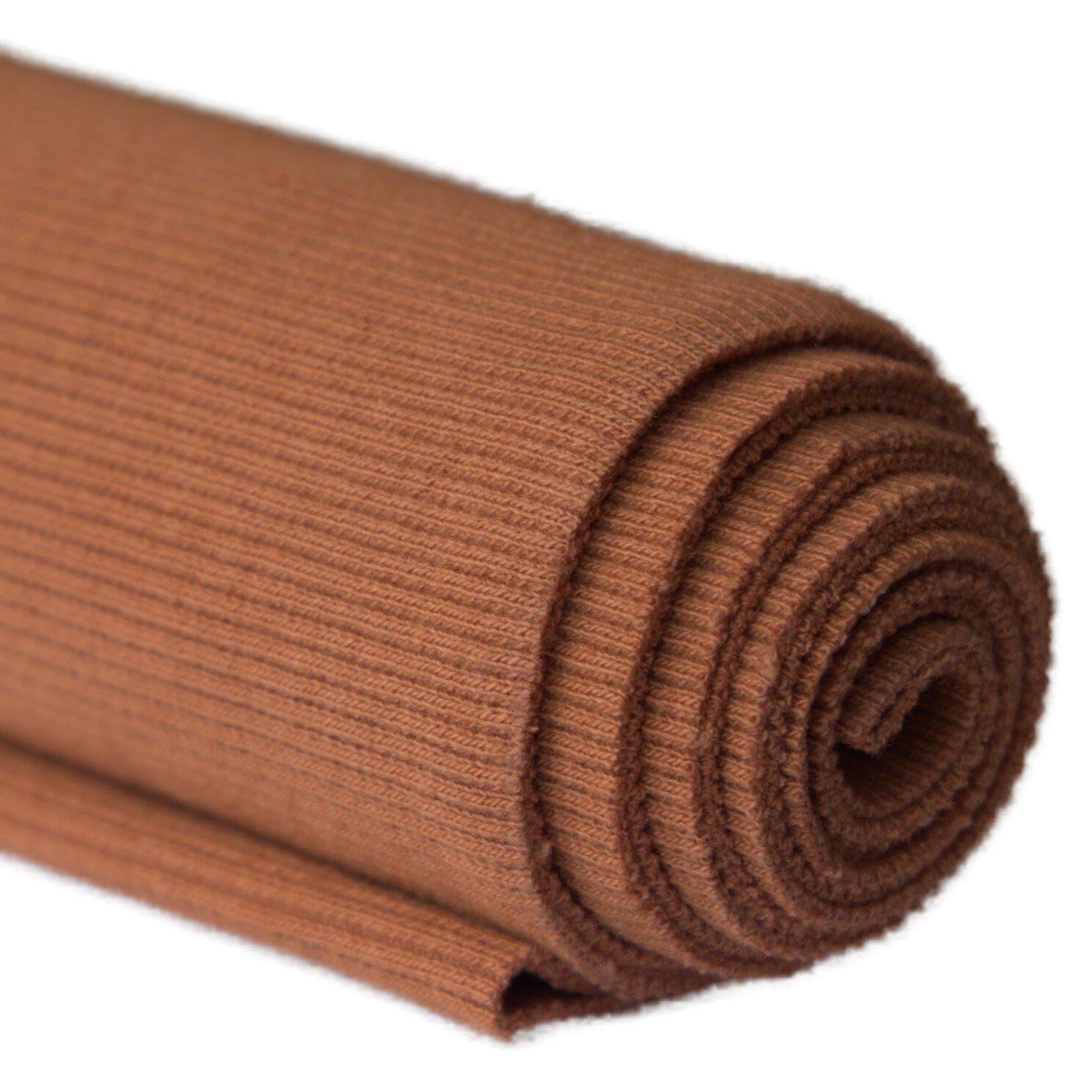 Tinakim 53 Caramel Ribbing Fabric, For Waistbands Neckbands Cuffs Jacket Hoodies Sewing Material (20" L X 43" Wl)