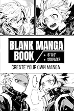 Blank Manga Book: Create Your Own Manga Anime Comic - 6x9 - 120 Pages