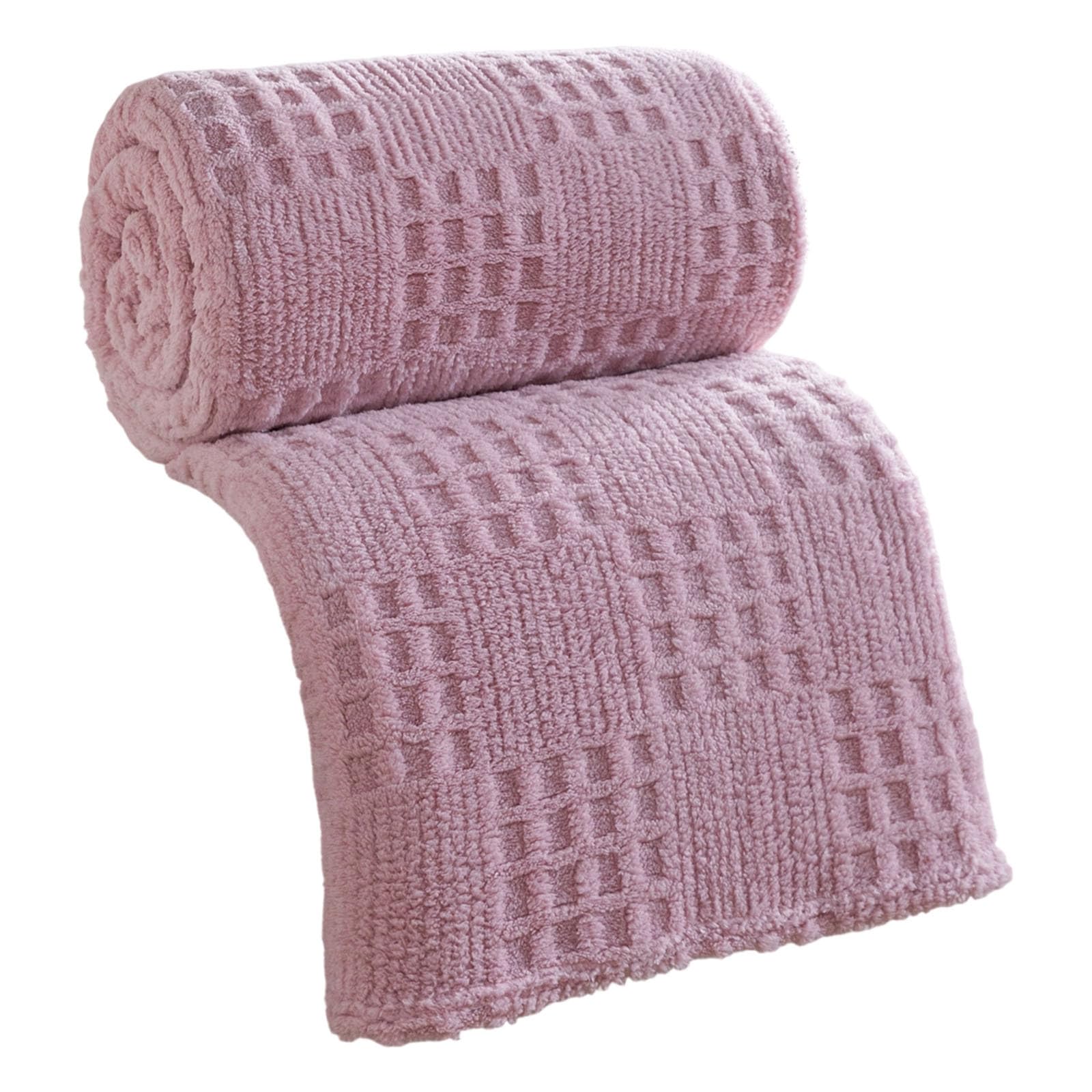 Emotional Support Blanket Yellow for Dogs, Soft Plush Polyester Dog Blanket, Blanket for Couch, Bed, Crate, Car, Machine Washable (Pink, 150x200cm)