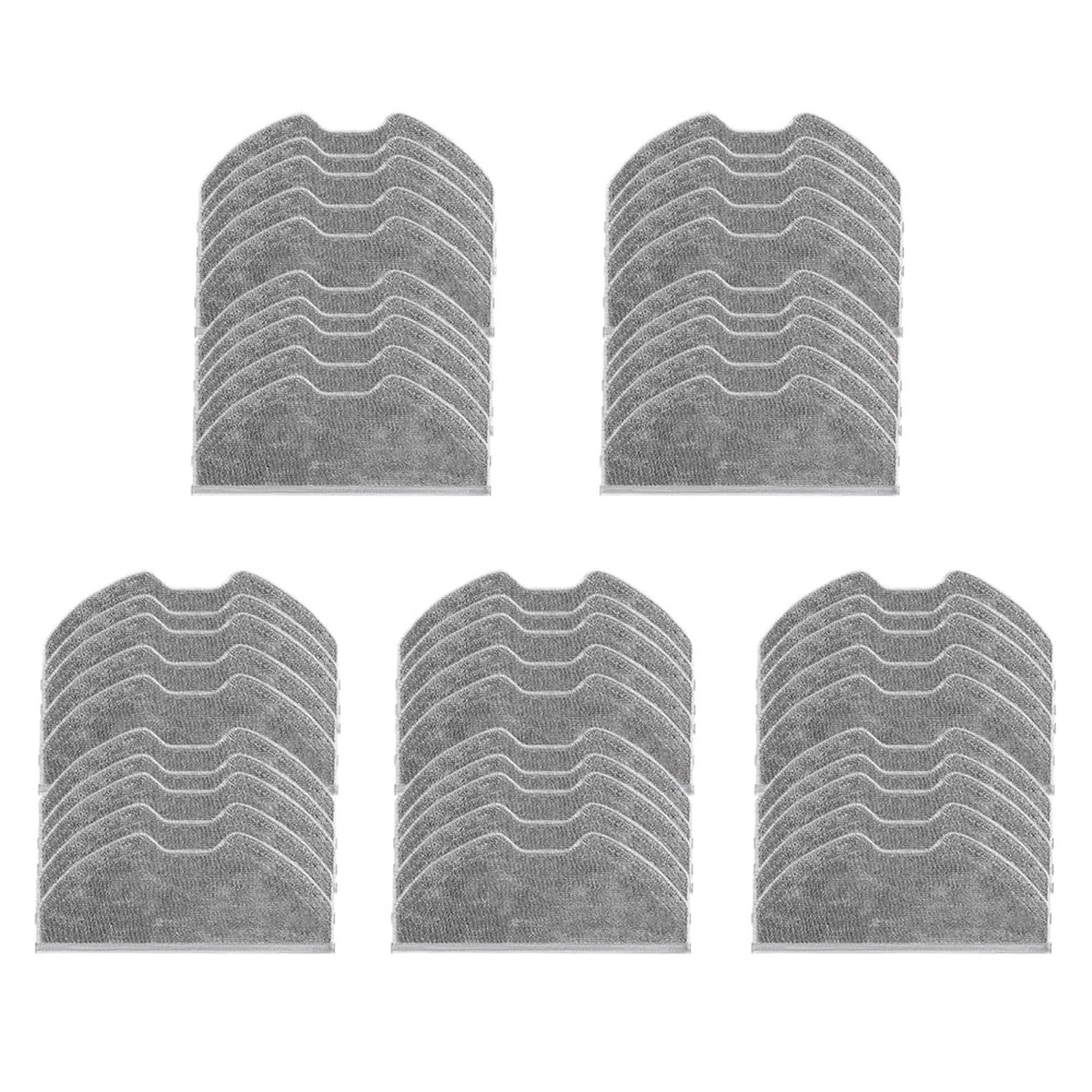 Almohadillas For Fregona, Compatibles Con Eufy, X8 Pro, Accesorios For Robot Aspirador, Paños De Fregona For Barrer En Seco Y Húmedo, Pieza De Repuesto For Fregona De Suelo Lavable(50 pcs)