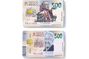 Amlo-Peso Debit Card Skin Credit Card Sticker Debit Card Skin SMALL Chip...