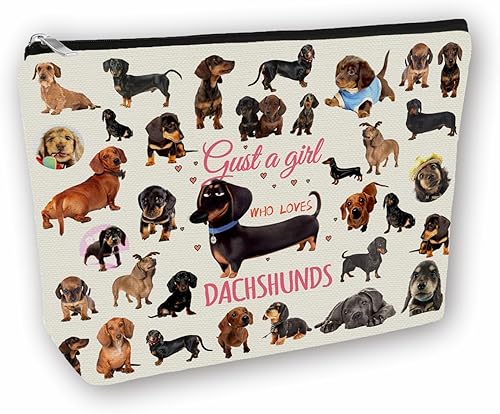 Miniatura 13 de Bolso de Maquillaje para Mamá Perruna, Regalo del Día de San Valentín: Lindo Bolso de Cosméticos Solo para una Chica que Ama a los Perros Para