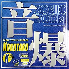 Borracha Tênis de Mesa Kokutaku 868 Sonic Boom ITTF 2.1mm Esponja Azul Ofensiva Alta Velocidade Spin e Controle Profissional Ping Pong