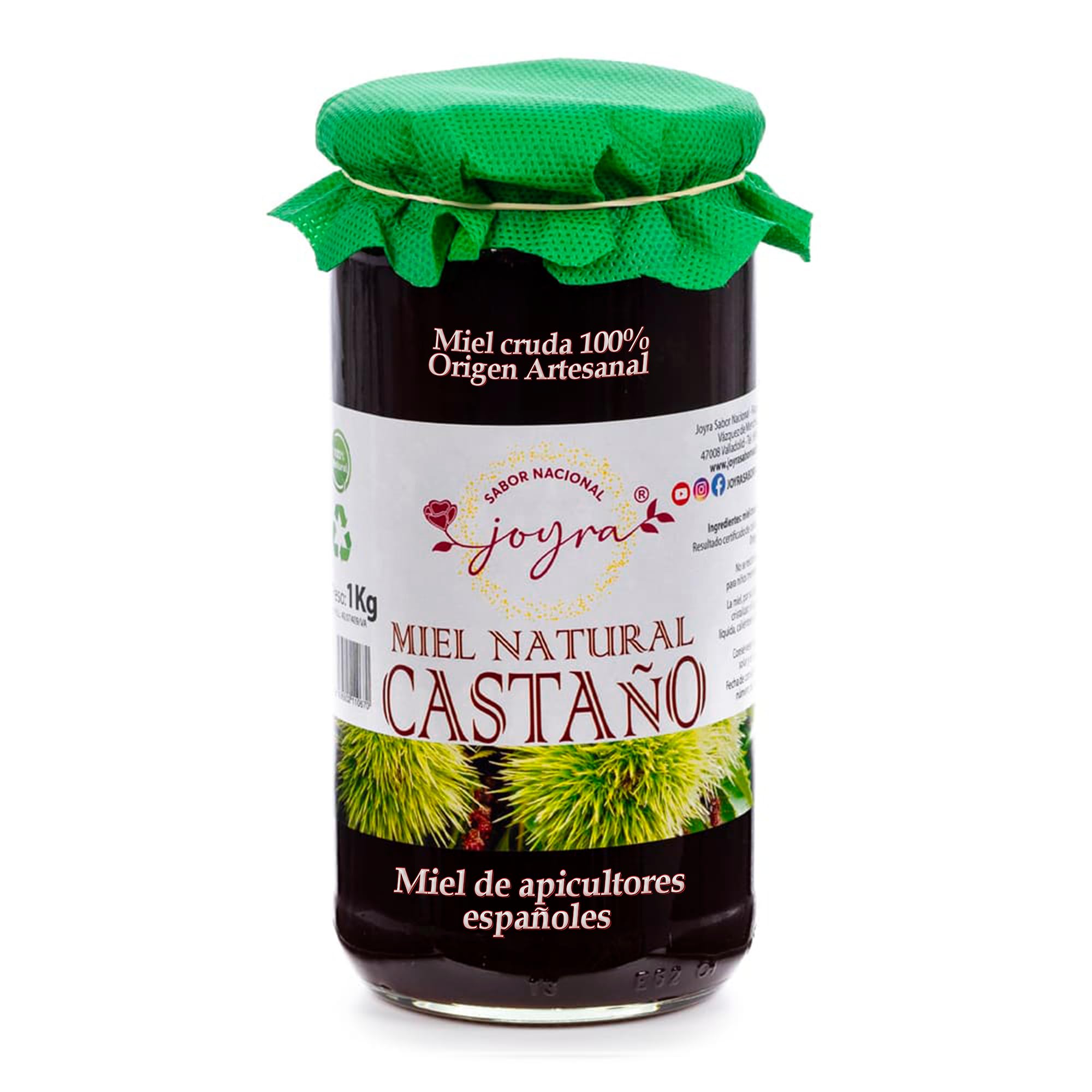 Miel Cruda, 100% MIel Pura de Abeja. Natural y Artesanal. 27 Variedades de sabores, APICULTURA ESPAÑOLA. Sin Pasteurizar, conservan Polen, Enzimas y Antioxidantes. (1 KG, Miel de Eucalipto) — view 27