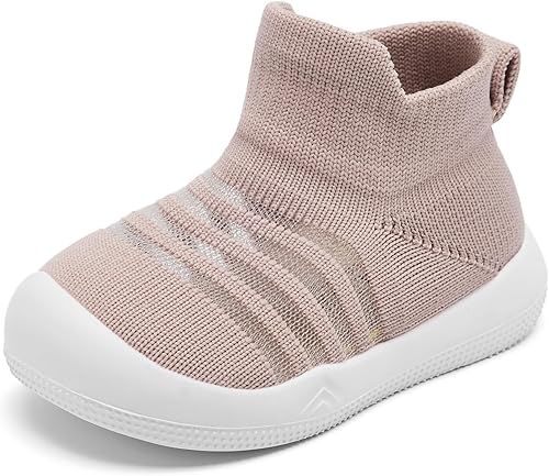 Engtoy Zapatos de bebé, calcetines para bebé, zapatos para caminar, antideslizantes, transpirables, con suela de goma suave, zapatos deportivos para