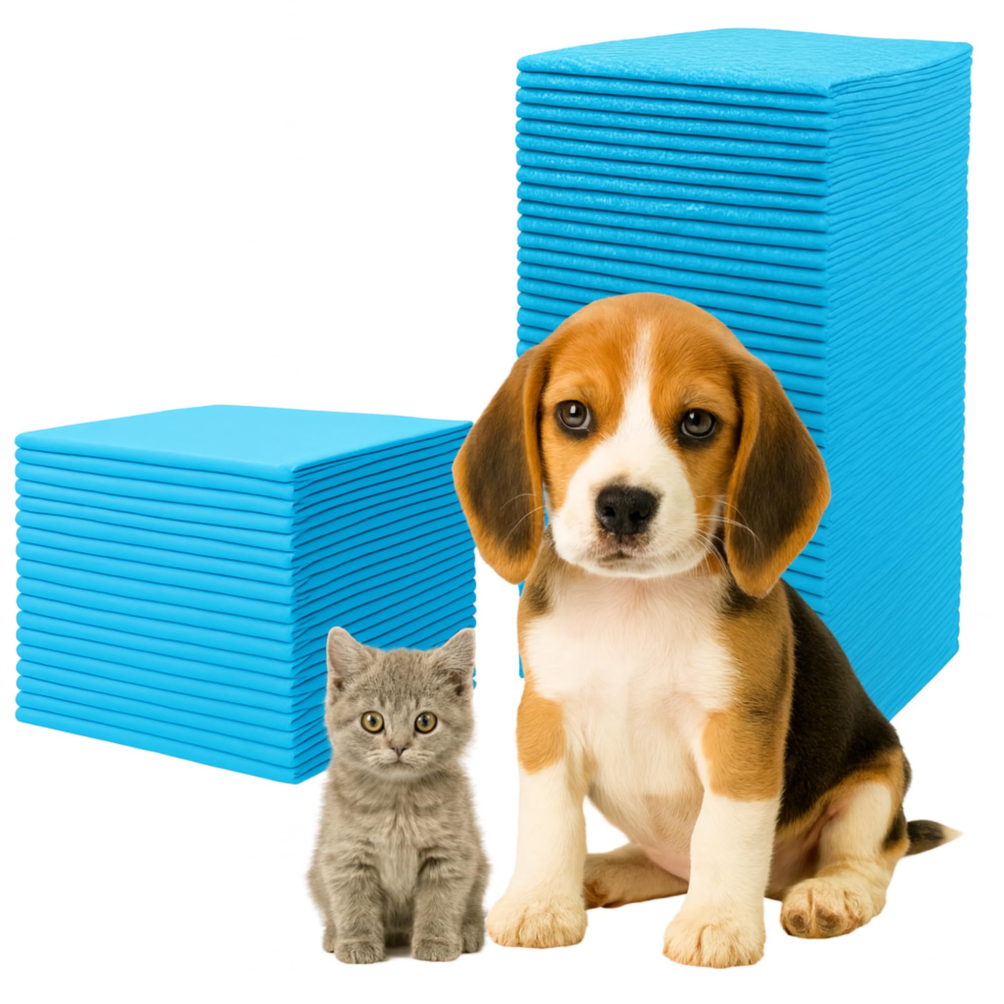 60x90 cm 500 Piezas Empapadores Higiénicos para Perros Cachorros 6 Capas Superabsorbentes Impermeables Secado Rápido Entrenamiento e Incontinencia