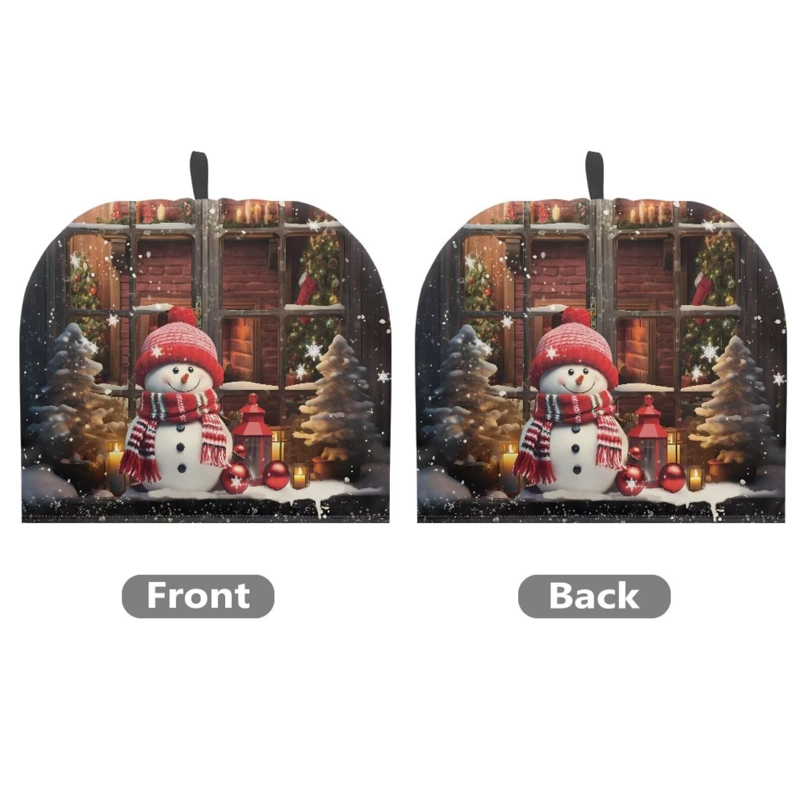 UNICEU Christmas Teapot Cover Keep Warm for Home Kitchen Decor Snowman Print Tea Cozies Covers for Hotel Restaurant Teas Party Kitchens Accessory