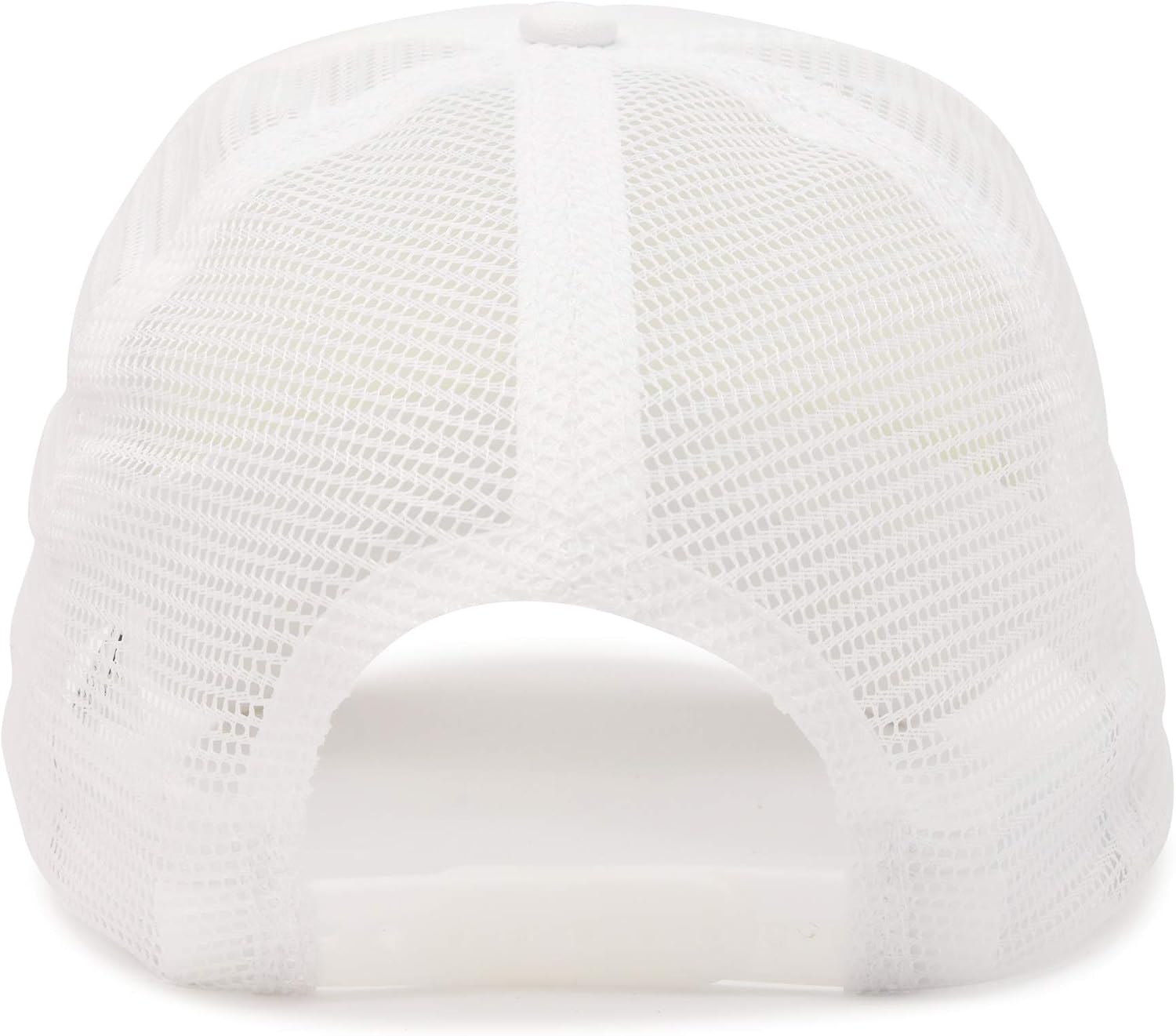 Trucker Hat Mesh Cap Solid Colors Lightweight with Adjustable Strap Small Braid