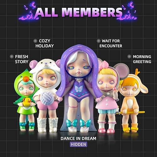 Miniatura 7 de Caja ciega, cápsula espacial de pijama, serie de fiesta, 1 unidad, bonita caja ciega, figura de acción, juguetes coleccionables populares, regalo