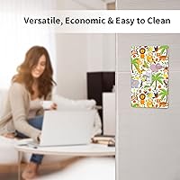 Vista 6 de Cubierta de interruptor de luz de animales de la jungla Tigre Koala Jirafa linda, cubierta de interruptor de pared de palanca única decorativa de 1