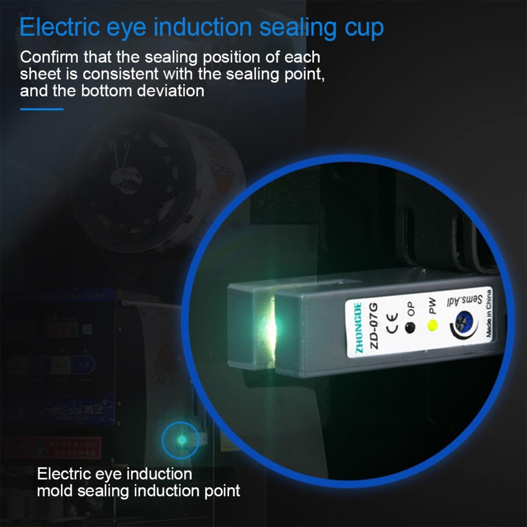 Sellador al vacío totalmente automático de 480 W, sellador de sobremesa/sellador de vasos de plástico, máquina de té con burbujas, 500-650 tazas/h para sellador de batidos de café, té con leche con