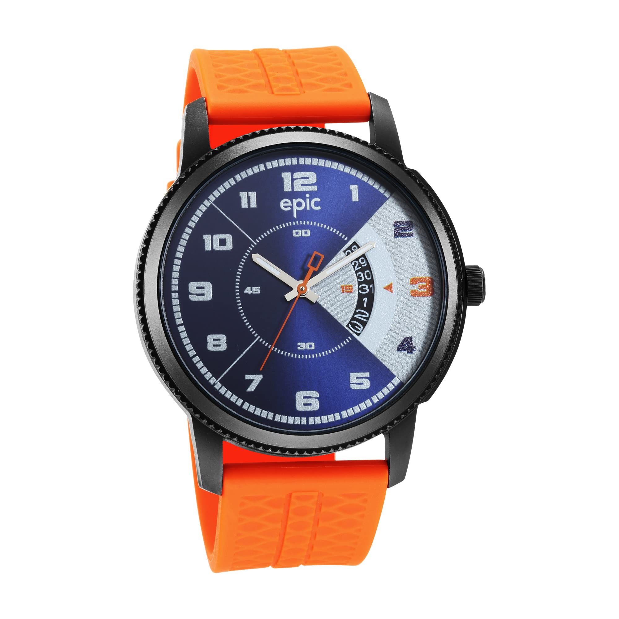 SonataLeather Men Epic Gents Analog Watch - Ep10005Np02, Orange