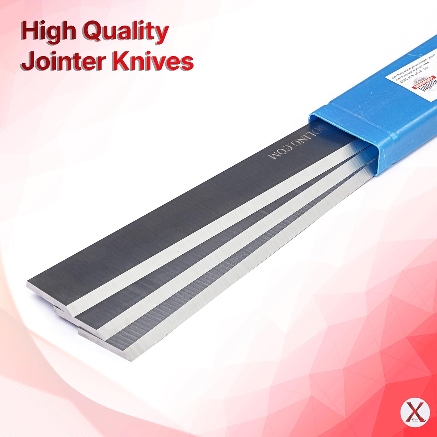 for Delta 22-675, 22-676 Jointer Knives 15 x 1 x 1/8 Inch Also fit Grizzly G1020, G0453P, G0815, G1196, G1021Z, Jet 708807 JWP-15HI-K, Craftsman 351.217020, Powertec 128051 - Set of 3 Planer Blades