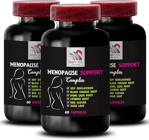 Miniatura 7 de Suplementos de menopausia para mujeres alivio de la menopausia para sofocos, complejo de apoyo de la menopausia, fruta de castaño, sudores