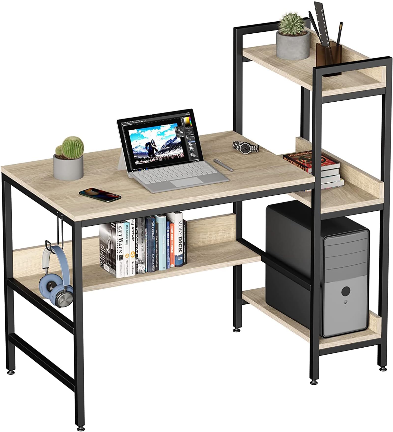 BESTIER Buffets & Sideboards, One Size, D232W-OAK