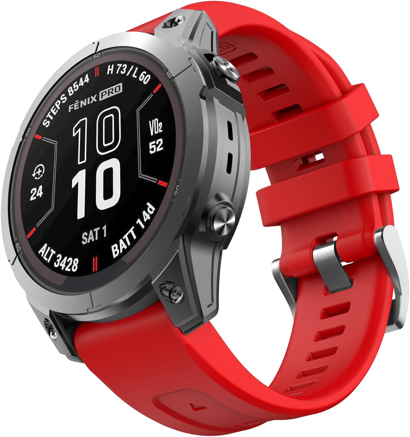 OVERSTEP Compatible with Fenix 7S Watch Band, 20mm Soft Silicone Replacement Straps for Garmin Fenix 7S Pro/Fenix 6S/ Fenix 6S Pro/Fenix 5S/ Fenix 5S Plus Smart Watch